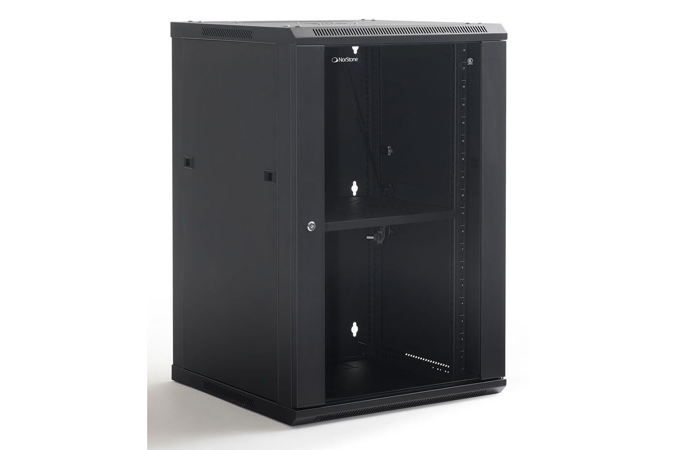 Möbler NorStone Pro Väggrack 18U - 19 tum