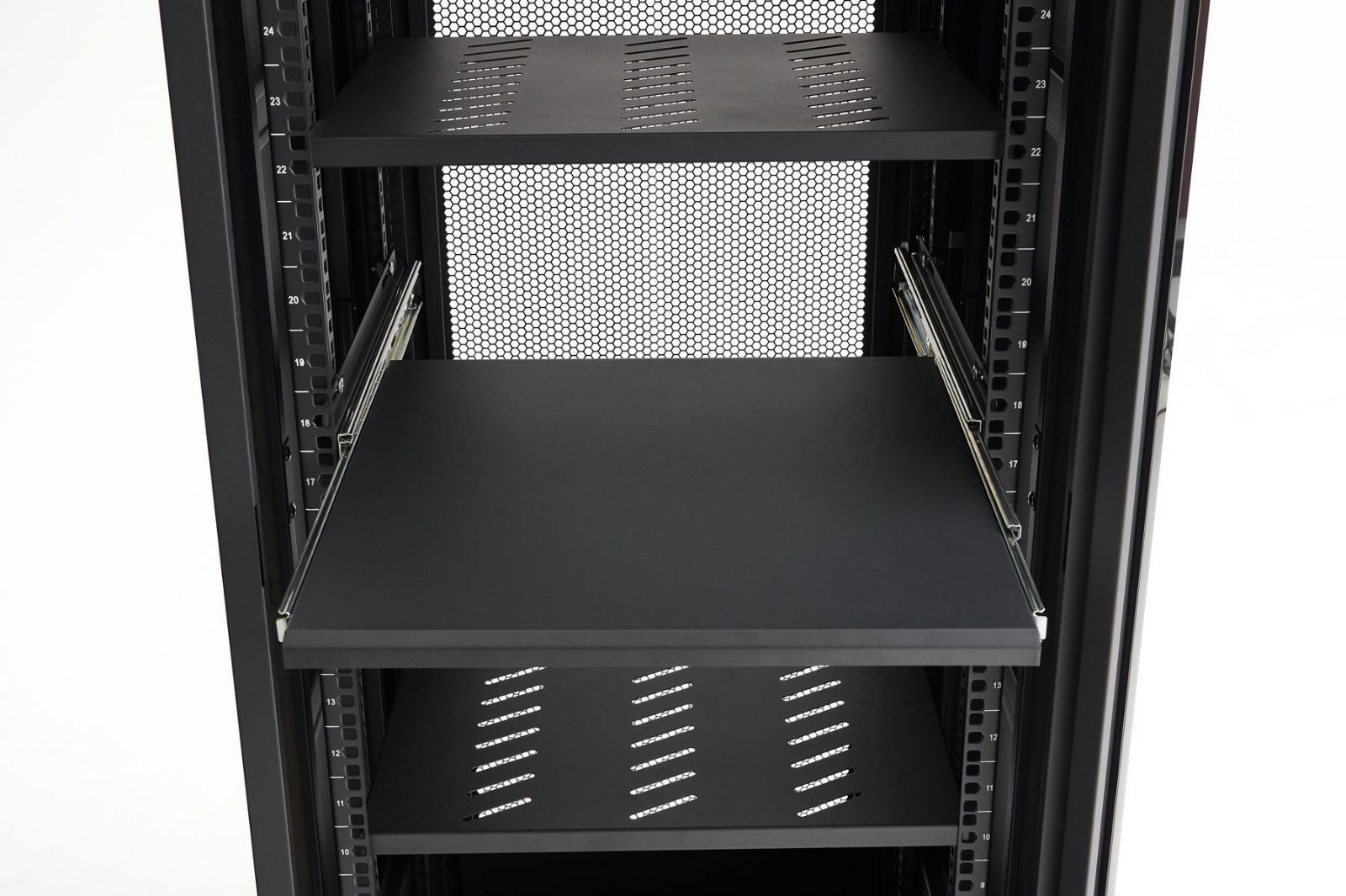 Möbler NorStone Pro Utdragbart hyllplan för rackskåp