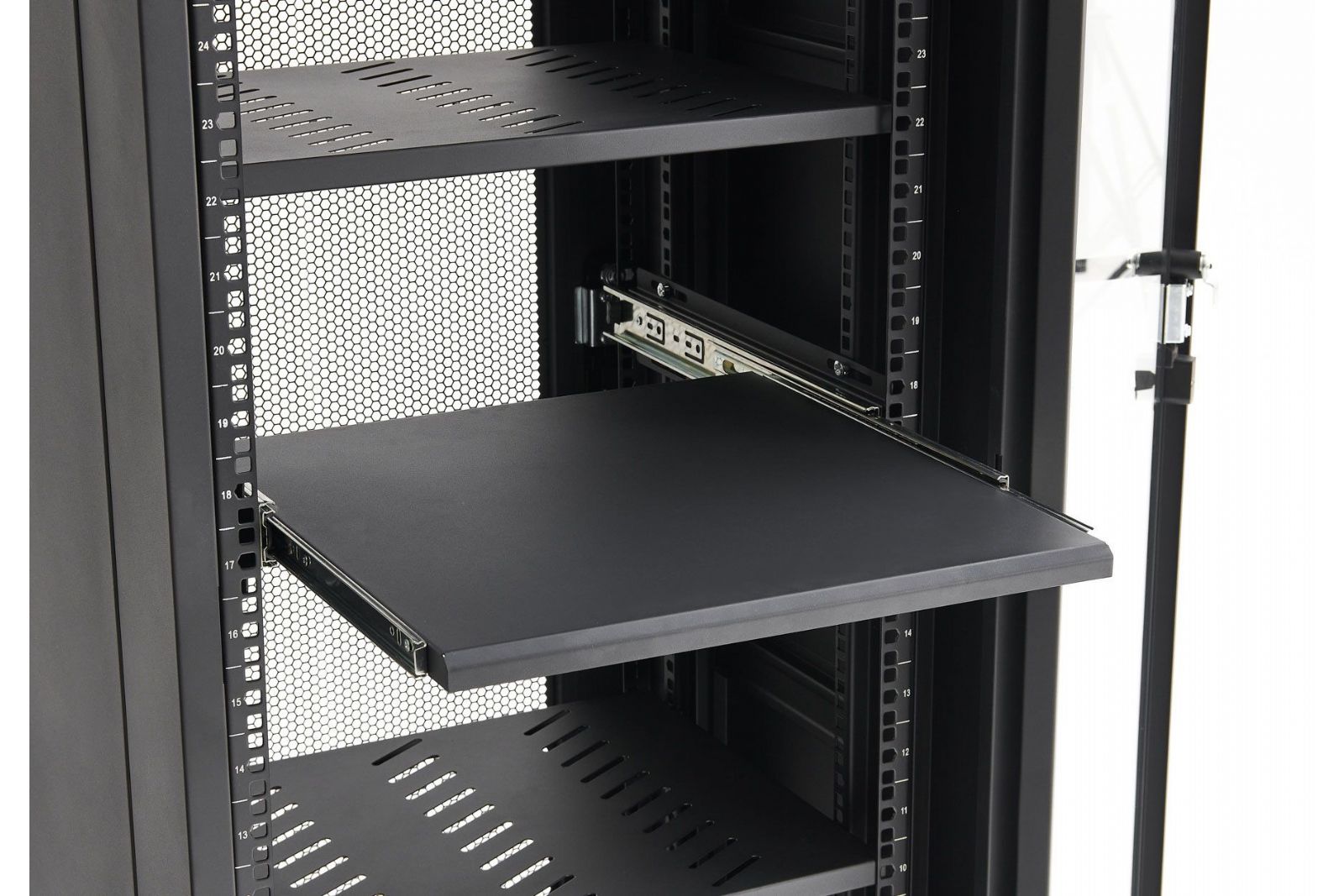 Möbler NorStone Pro Utdragbart hyllplan för rackskåp