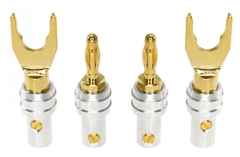 Kablar Real Cable BF7205 Banan/gaffelkontaker 4-pack