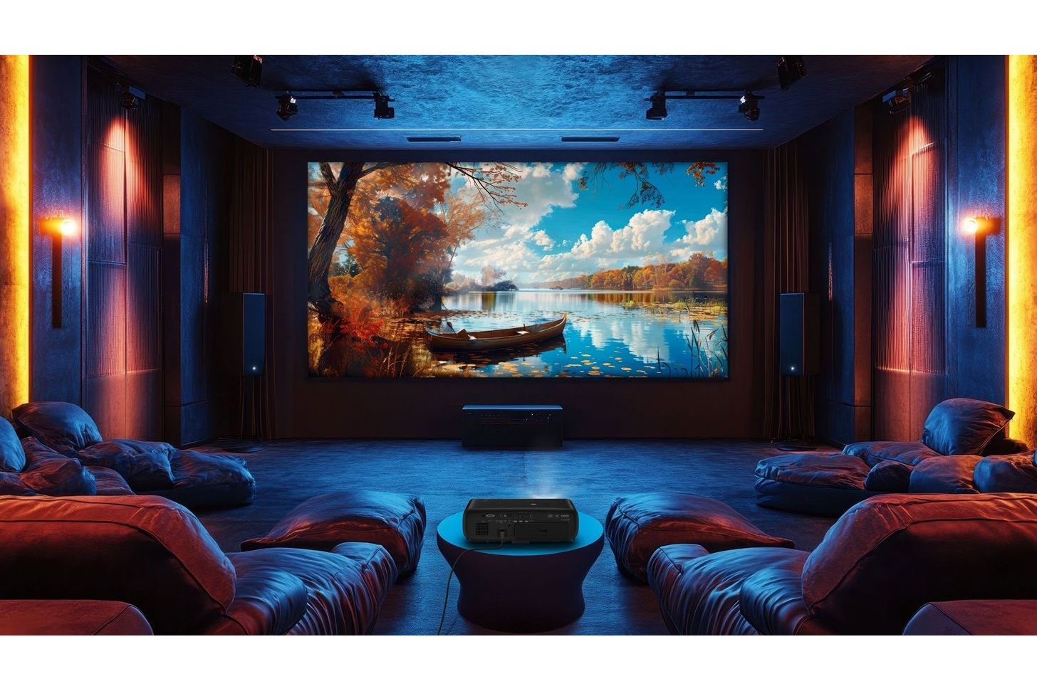 Projektorer BenQ W4100i 4K AI Cinema DLP LED-projektor