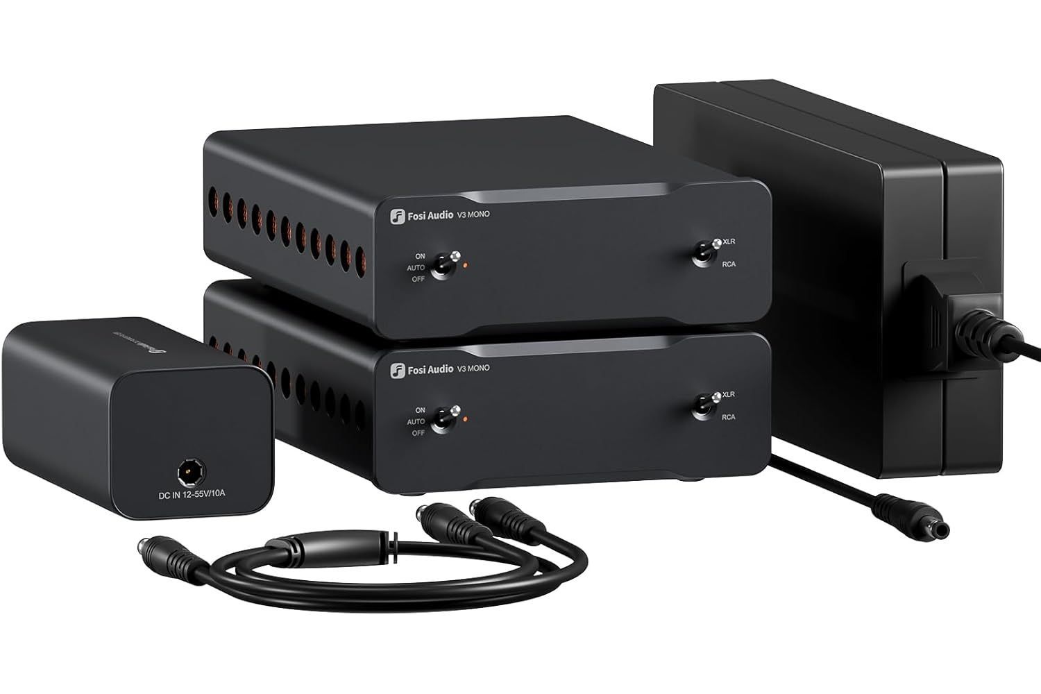 Förstärkare Fosi Audio V3 Mono 48V/10A 2-pack