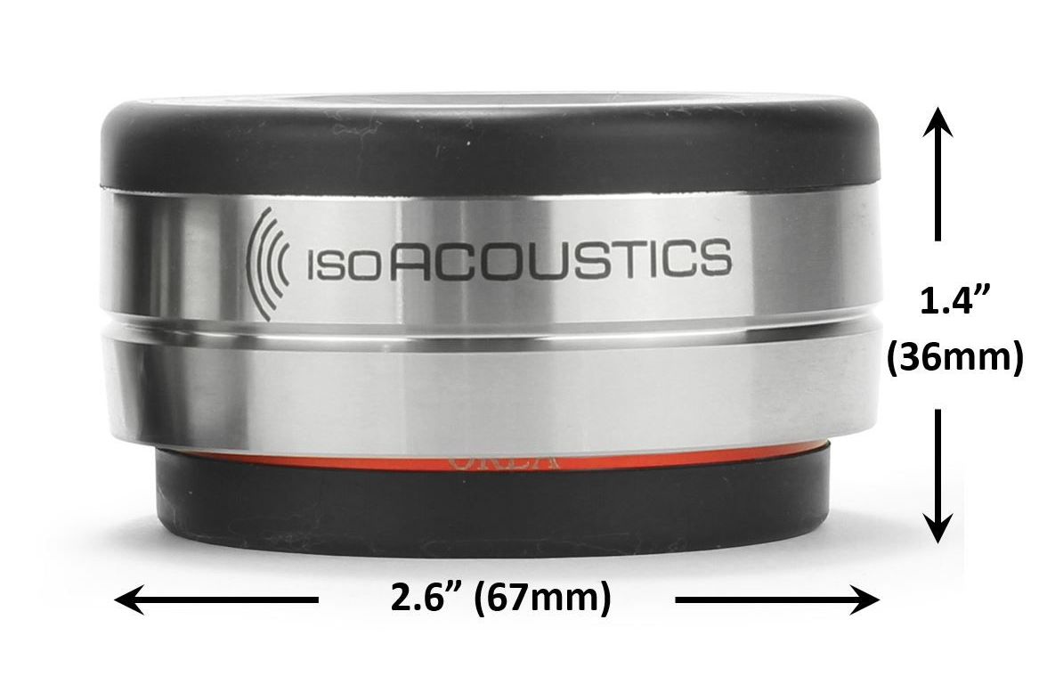 Tillbehör IsoAcoustics OREA Bordeaux isolationsfot