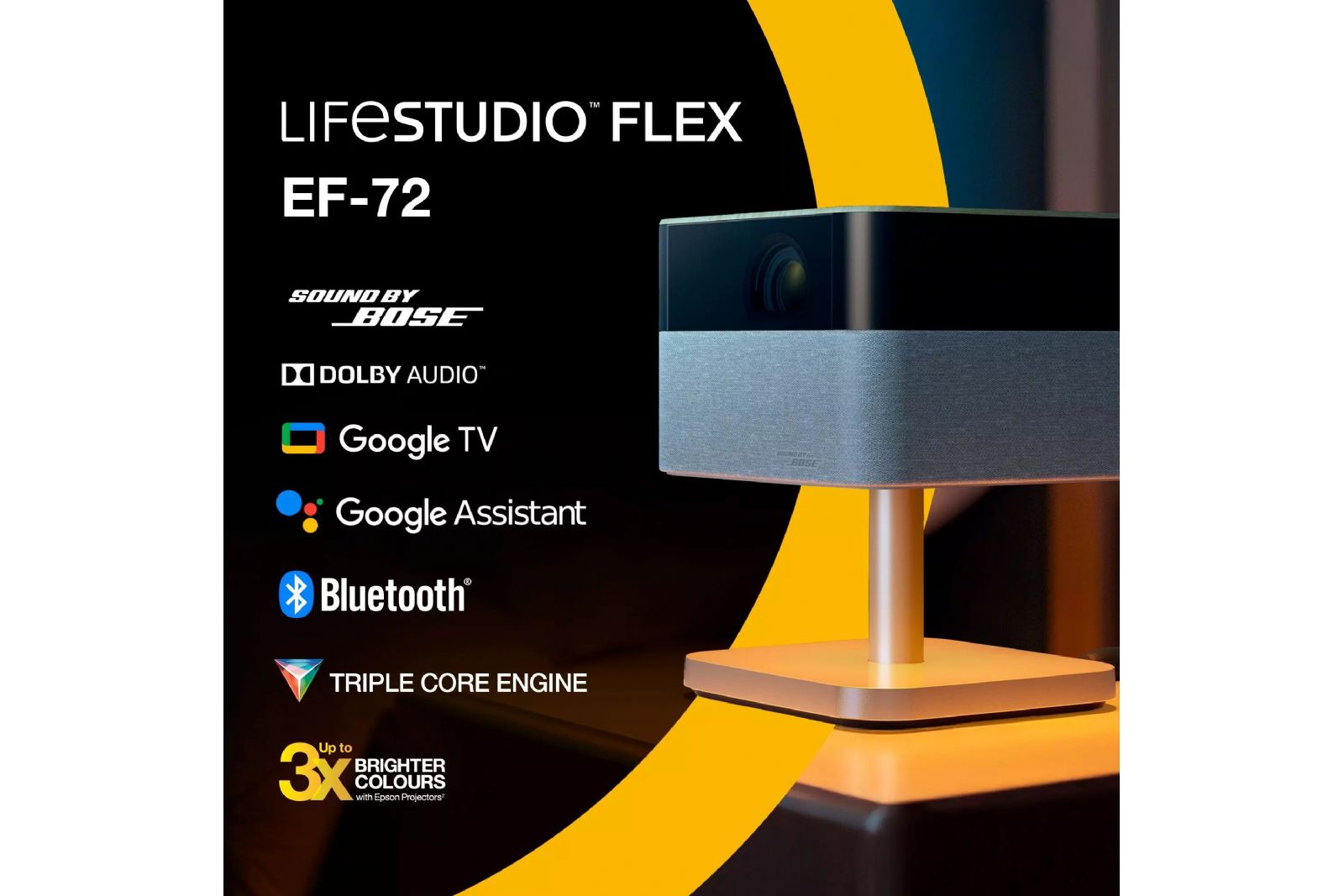 Projektorer Epson Lifestudio Flex EF-72 4K