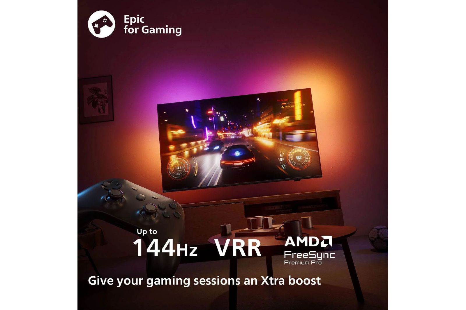 TV-apparater Philips 65MLED950/12 The Xtra 4K Ambilight TV