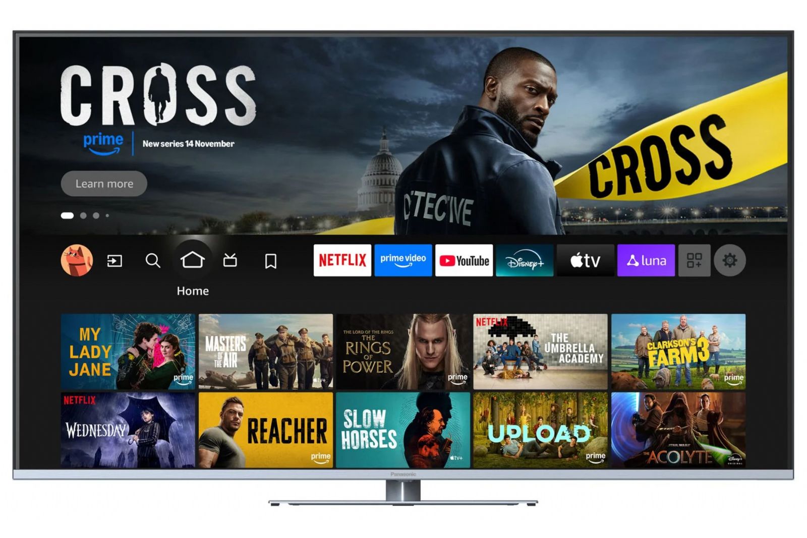 TV-apparater Panasonic TV-65W93BE6 4K HDR LED smart-TV