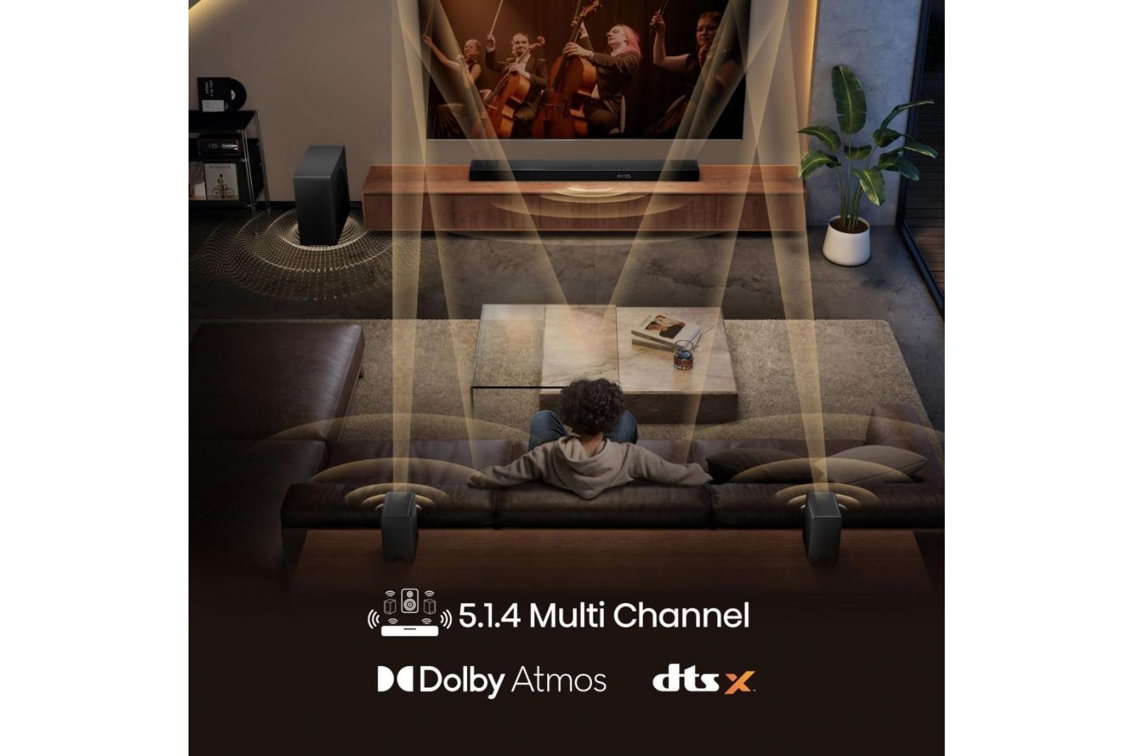 Soundbars Hisense AX5140Q 5.1.4 Dolby Atmos soundbar