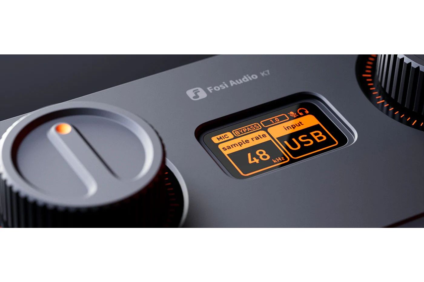 Hörlurar Fosi Audio K7 DAC och hörlursförstärkare