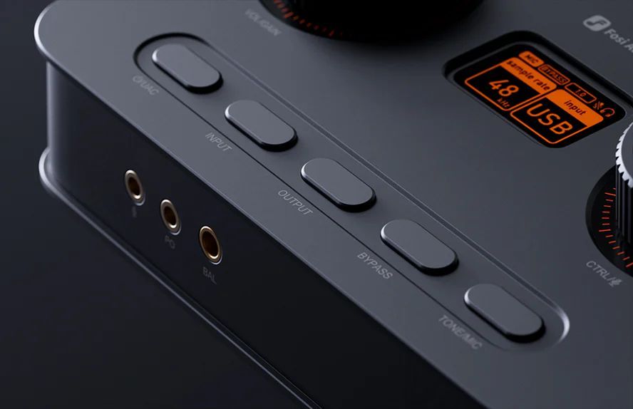 Hörlurar Fosi Audio K7 DAC och hörlursförstärkare