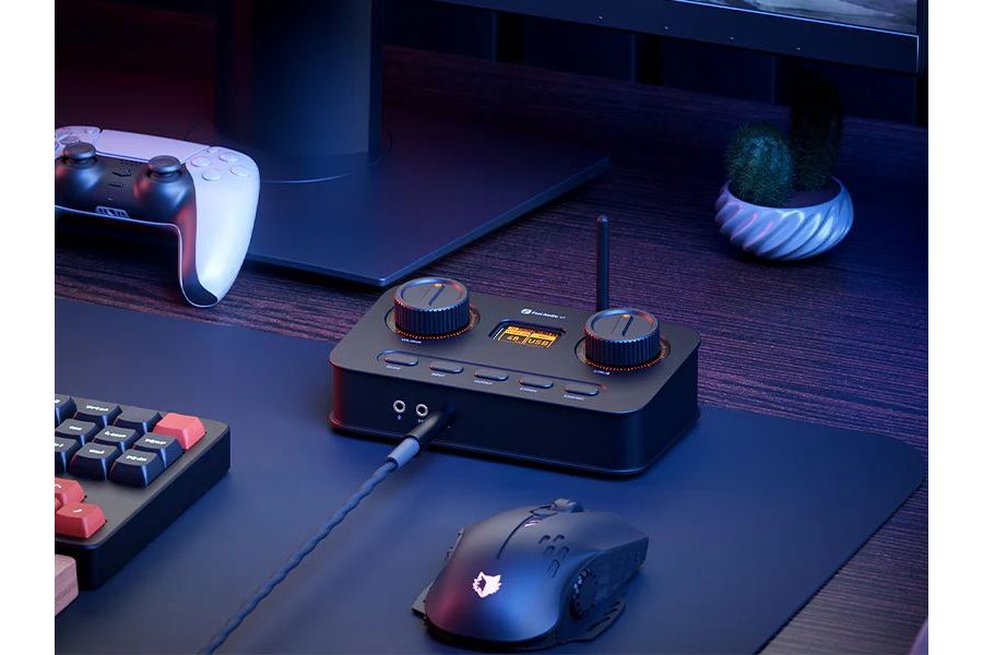 Hörlurar Fosi Audio K7 DAC och hörlursförstärkare