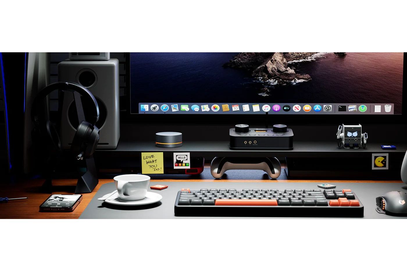 Hörlurar Fosi Audio K7 DAC och hörlursförstärkare