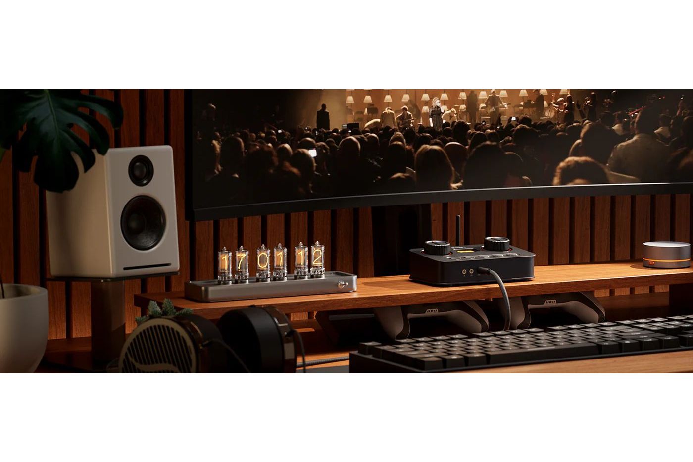 Hörlurar Fosi Audio K7 DAC och hörlursförstärkare