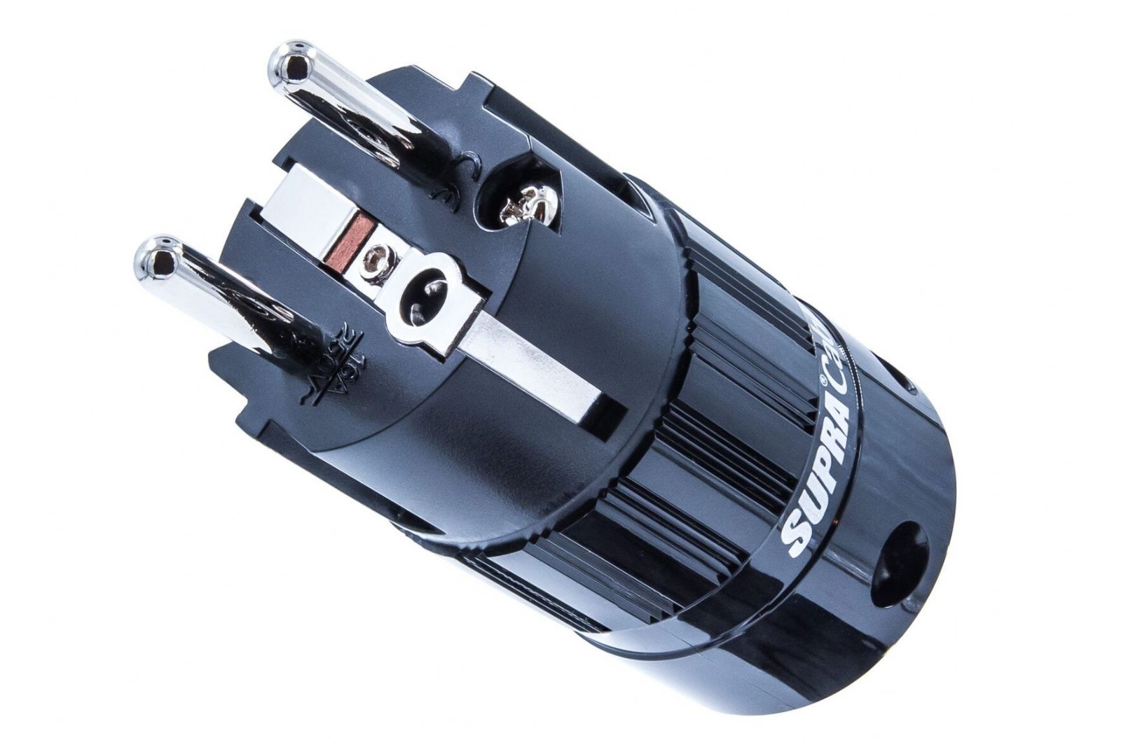 Tillbehör Supra Mains Plug Schuko Rhodium 16A