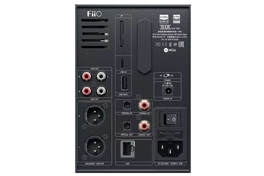 Hörlurar FiiO R7 DAC, streamer och hörlursförstärkare