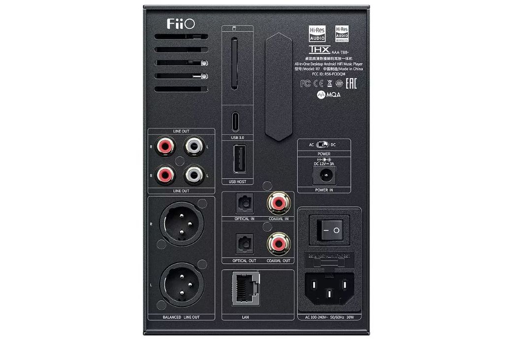 Hörlurar FiiO R9 DAC, streamer och hörlursförstärkare