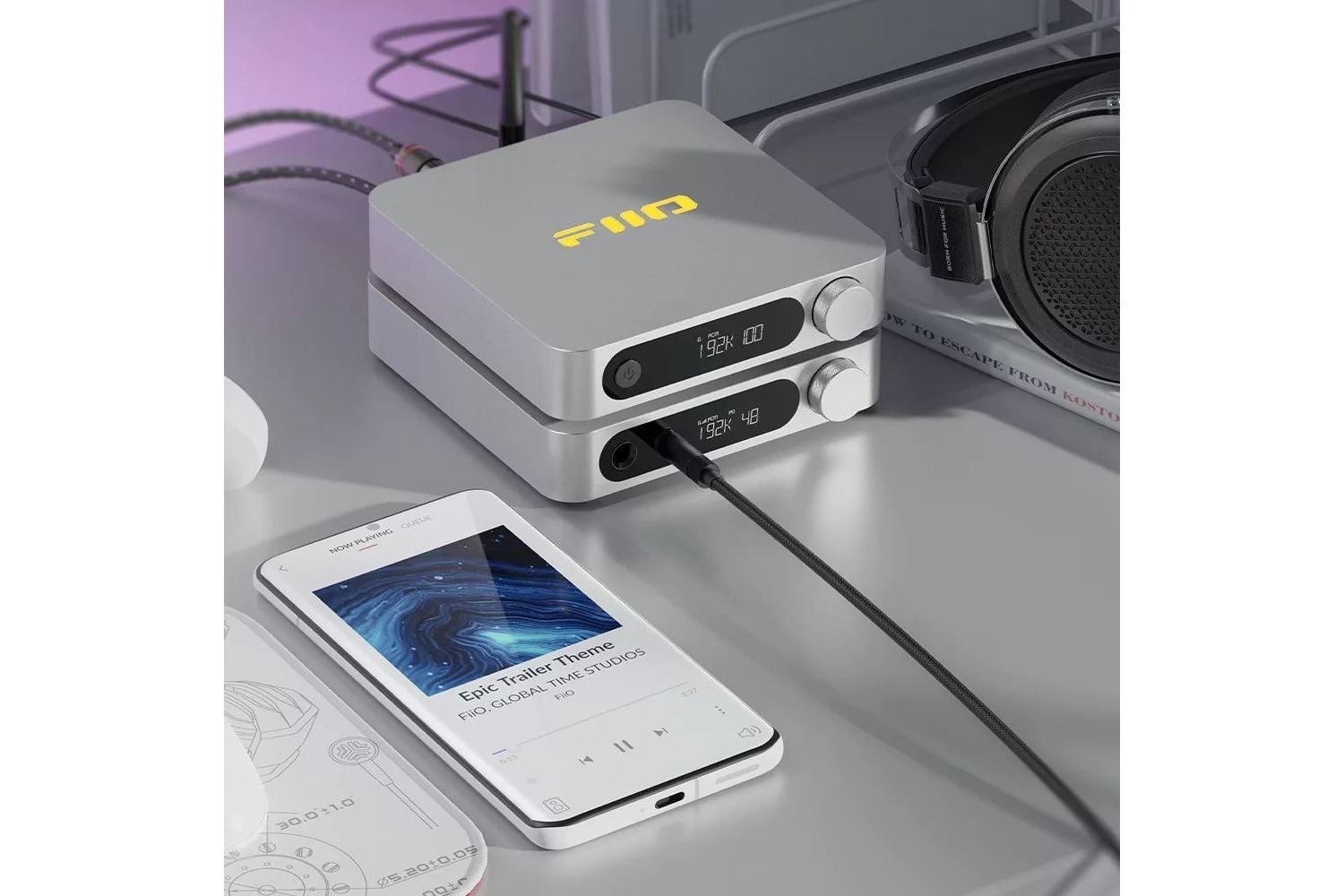 Blu-Ray/Mediaspelare FiiO SR11 AirPlay Roon streamingtransport