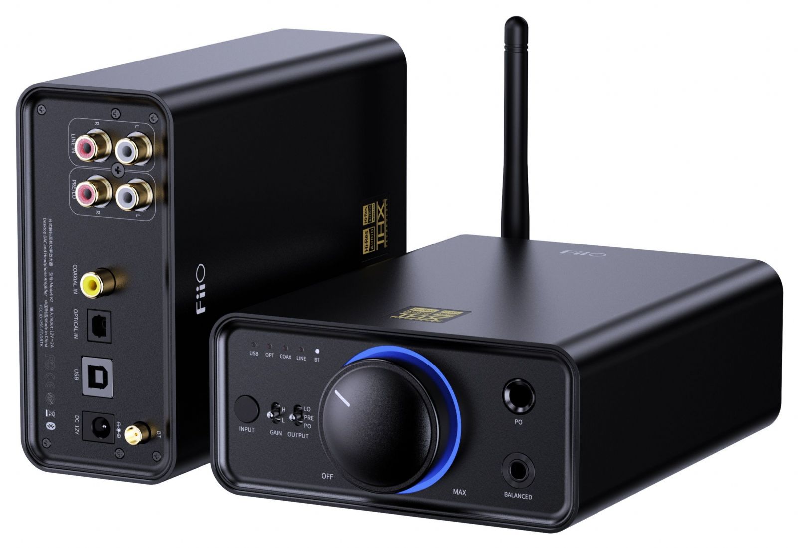 Hörlurar FiiO K7 Bluetooth DAC och hörlurförstärkare