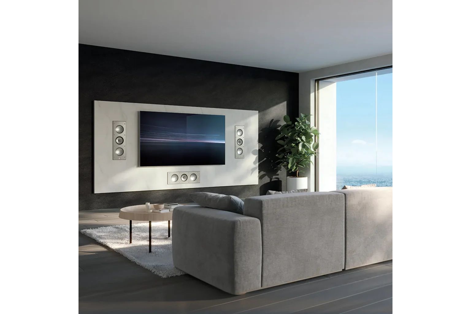 Högtalare KEF Ci3160RLM-THX in-wall högtalare