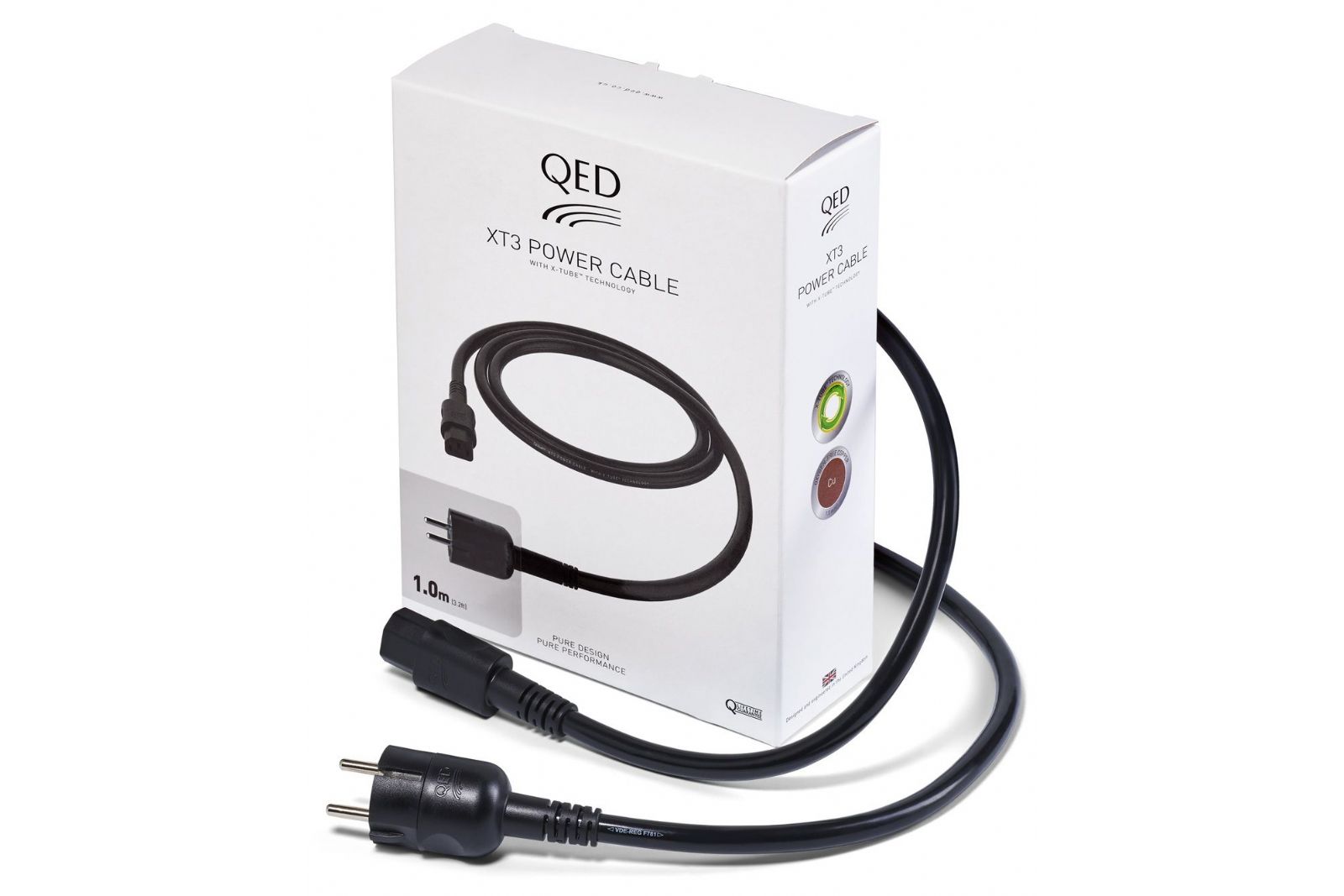 Kablar QED XT3 Power Cable EU