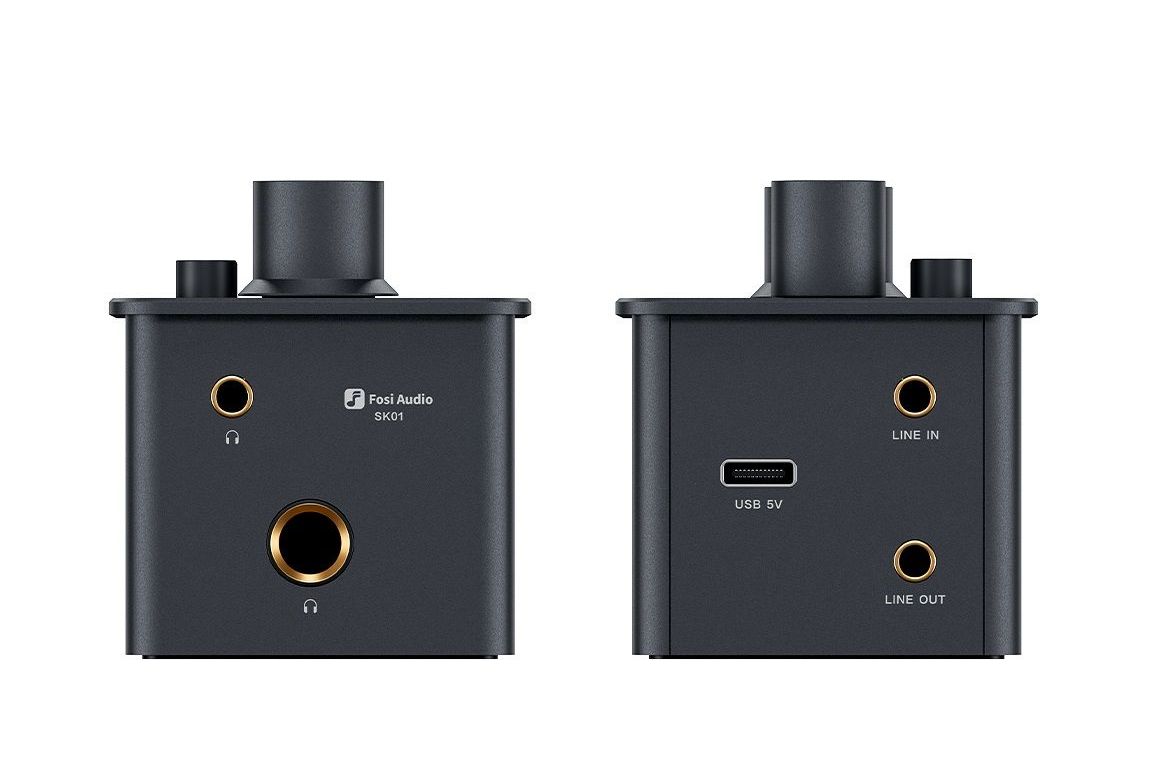 Hörlurar Fosi Audio SK01 hörlursförstärkare och försteg