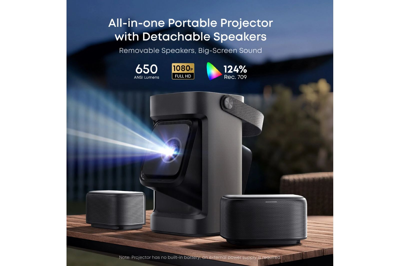 Projektorer Anker soundcore Nebula P1 Full-HD LED