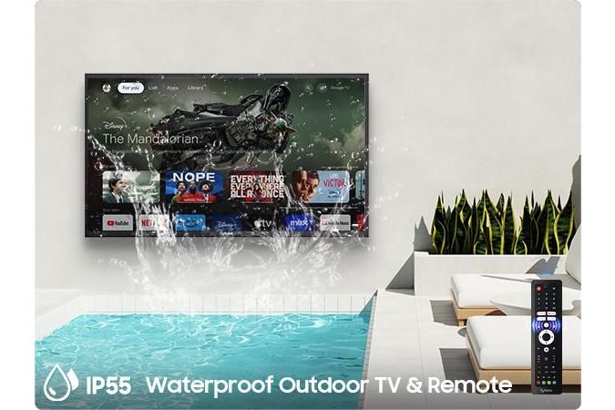 TV-apparater Sylvox Pergola Pro QLED 43 tum Utomhus TV