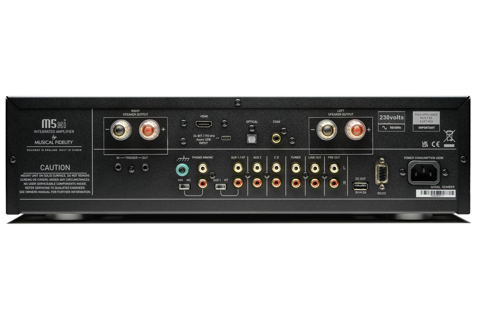 Förstärkare Musical Fidelity M5xi 2-kanals stereoförstärkare