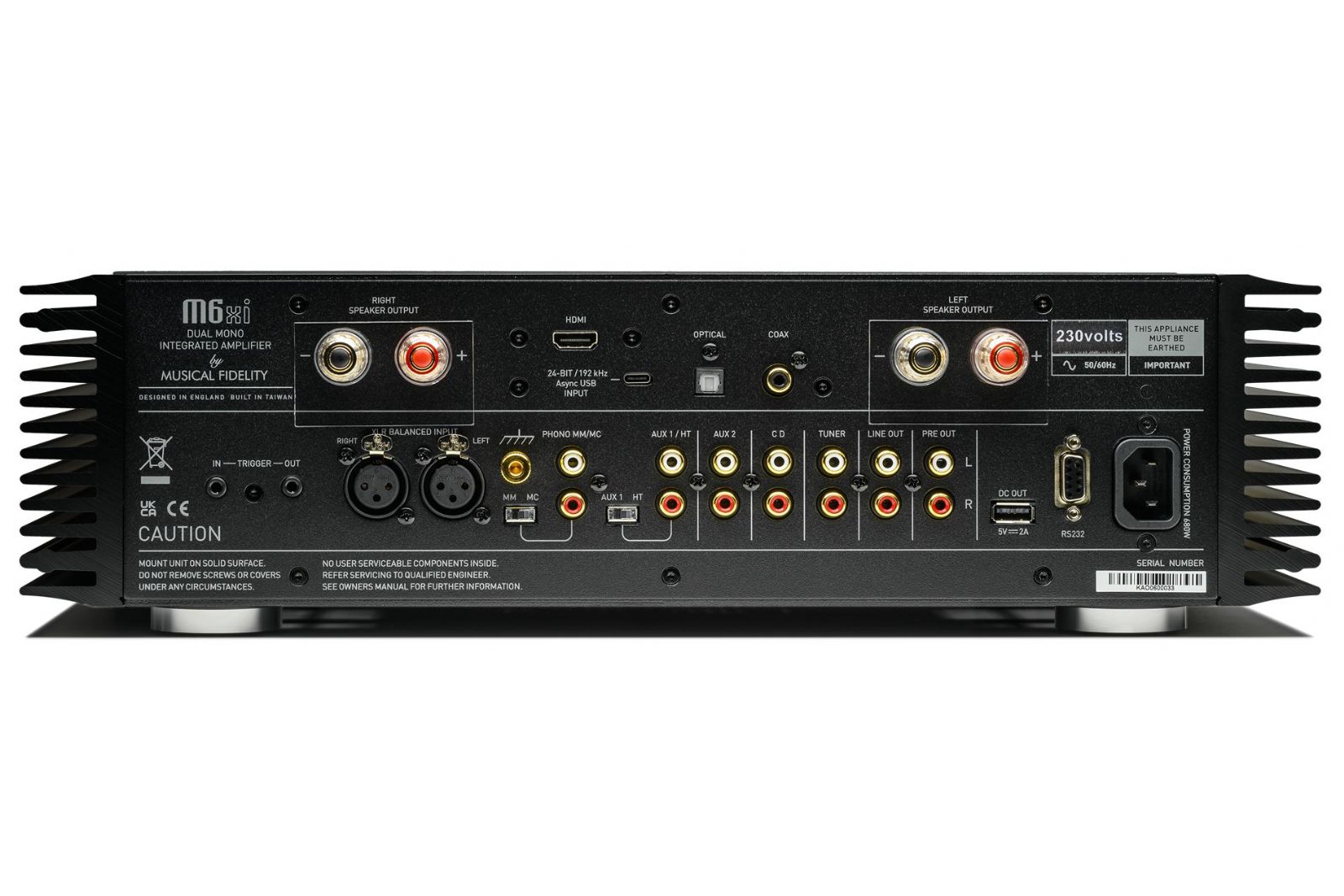 Förstärkare Musical Fidelity M6xi 2-kanals stereoförstärkare