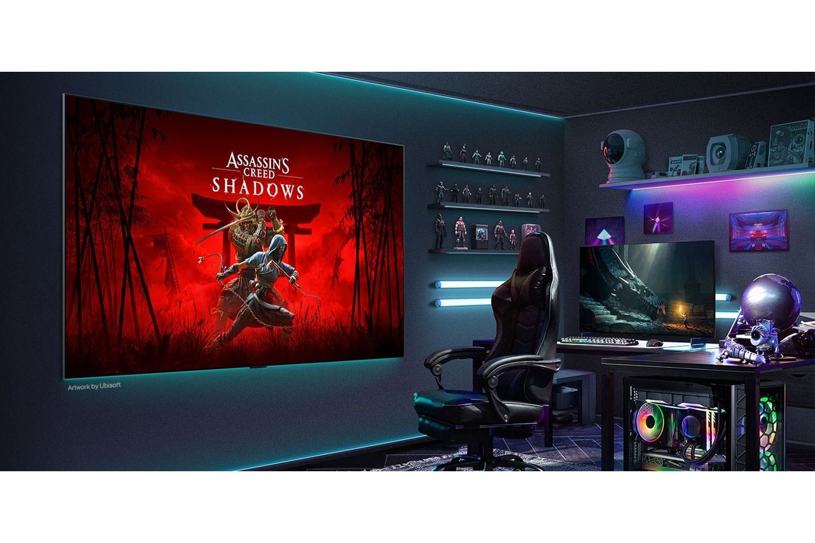 TV-apparater LG OLED65G64LW evo AI G6 med väggfäste
