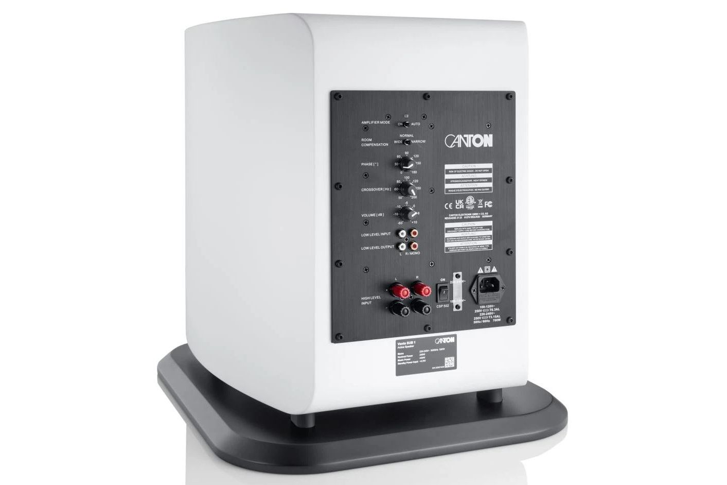 Subwoofers Canton Vento Sub 1 12-tums aktiv subwoofer
