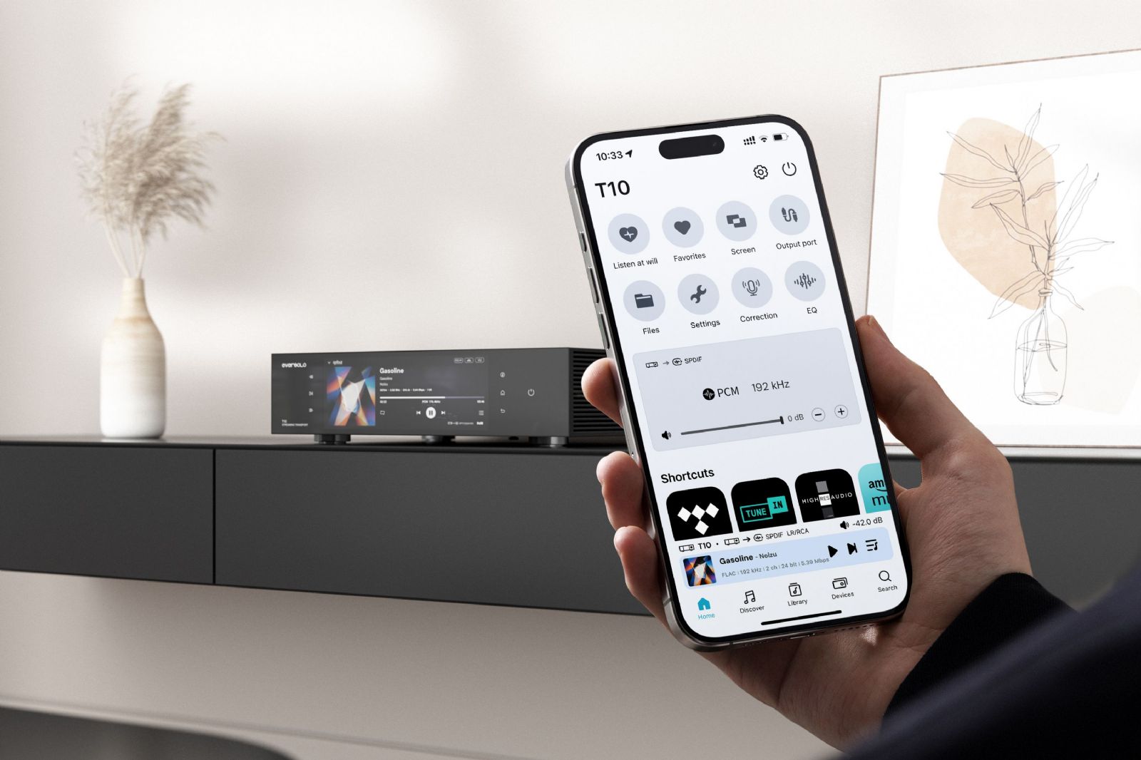 Blu-Ray/Mediaspelare EverSolo T10 Streamingtransport