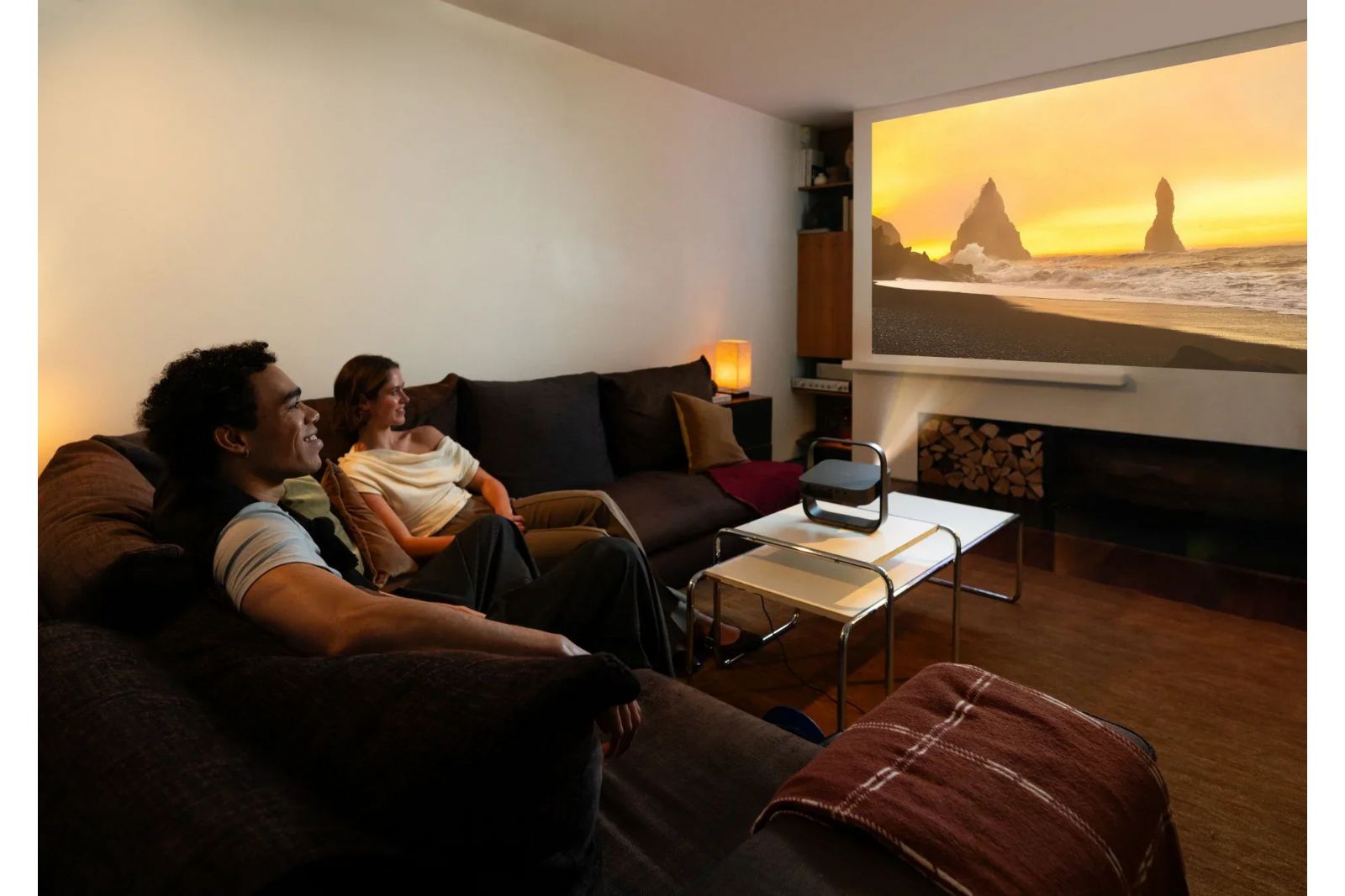 Projektorer XGIMI Elfin Flip 4K RGB Triple Laser Google TV