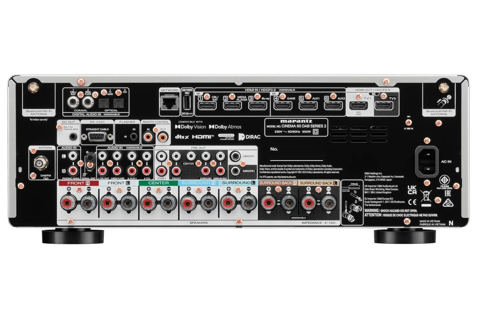 Förstärkare Marantz Cinema 60DAB Series 2 A/V-receiver