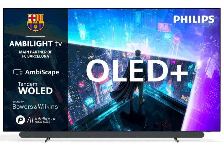 TV-apparater Philips 55OLED911 OLED+ 4K Ambilight-TV (2026)