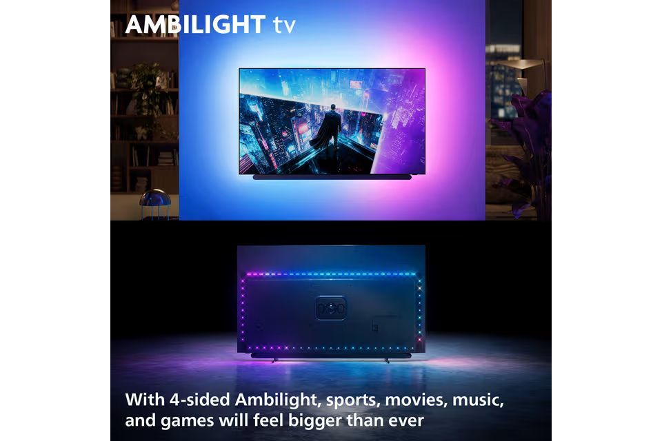 TV-apparater Philips 55OLED911 OLED+ 4K Ambilight-TV (2026)