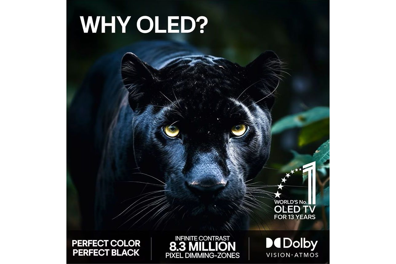 TV-apparater LG OLED77W69LA evo Wallpaper 4K AI TV 2026