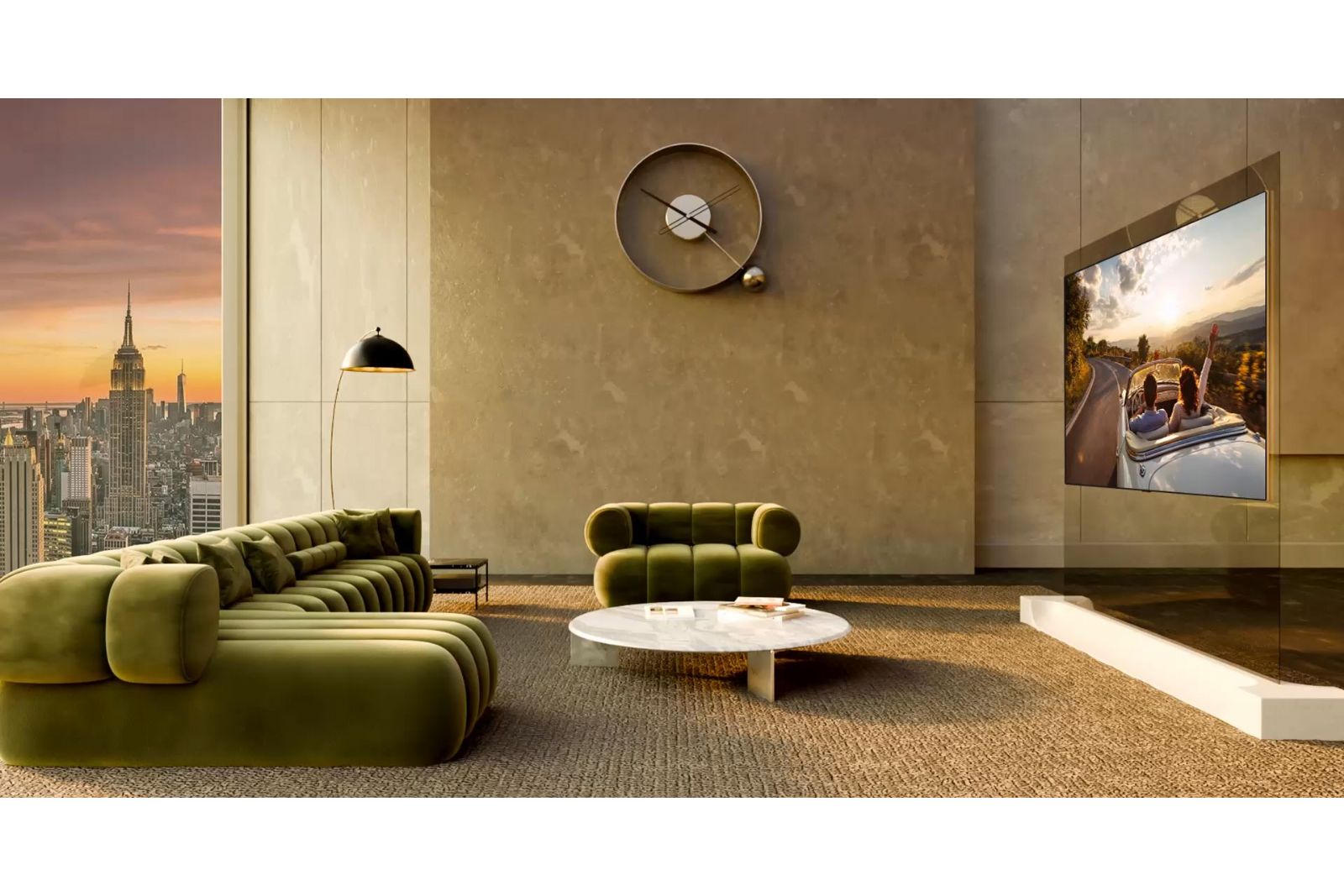 TV-apparater LG OLED77W69LA evo Wallpaper 4K AI TV 2026