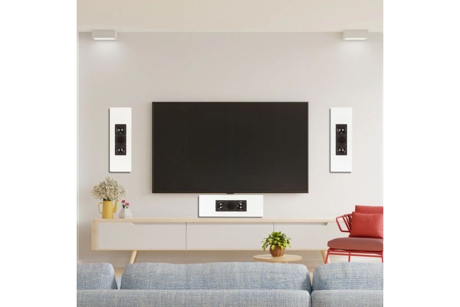 System/Paket ELAC Vitt 7.1-paket med MA710 vit receiver