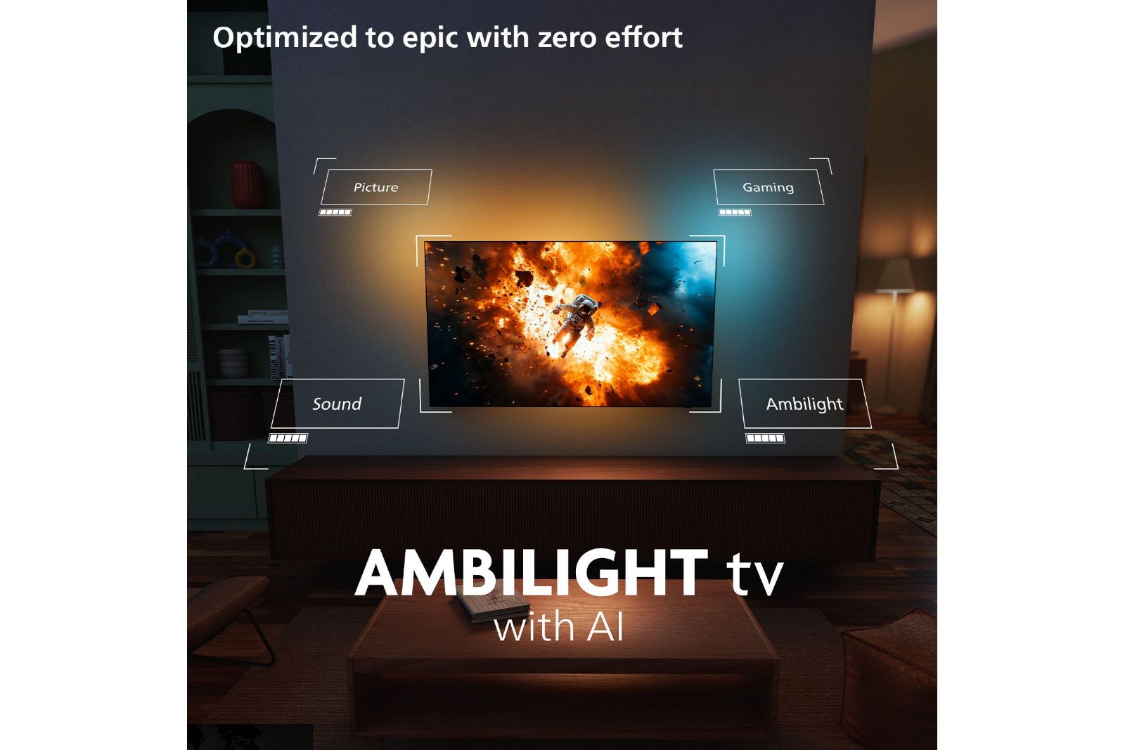 TV-apparater Philips 77OLED811 4K Ambilight Smart-TV 2026