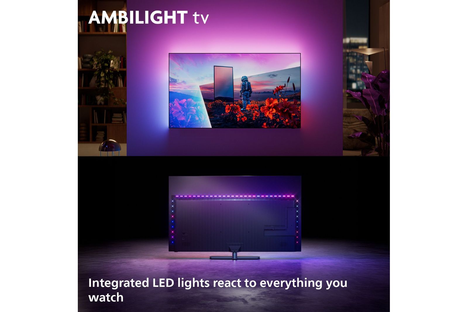 TV-apparater Philips 42OLED811 4K Ambilight Smart-TV 2026