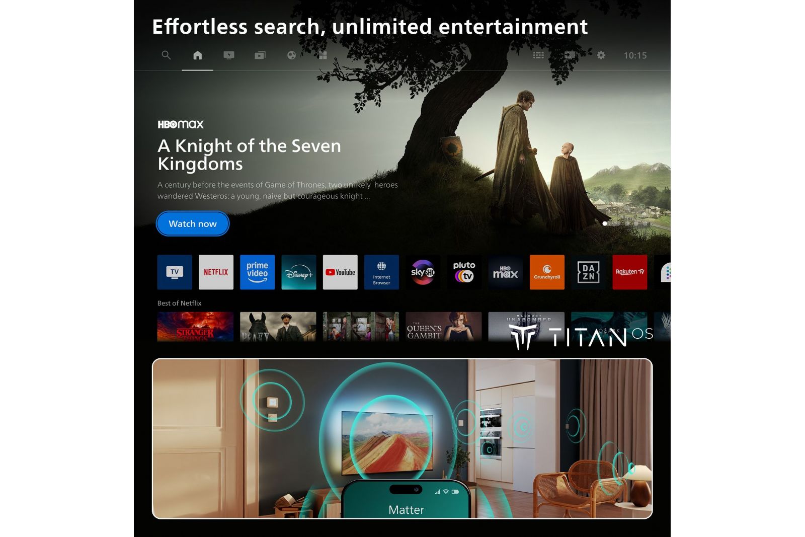 TV-apparater Philips 85MLED981 RGB MiniLED Ambilight TV 2026