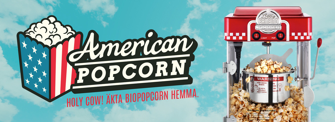 bild till American Popcorn - Popcornmaskiner & Tillbehör från USA