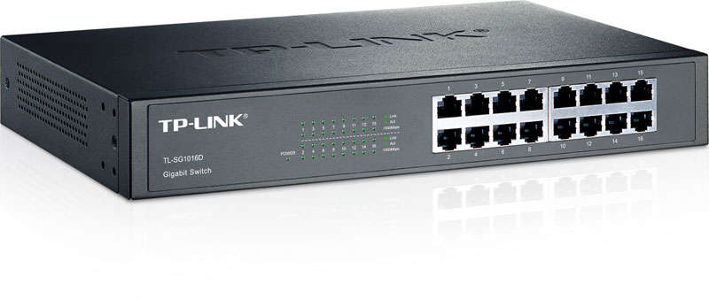 Nätverk TP-Link TL-SG1016D 16port Gigabit switch