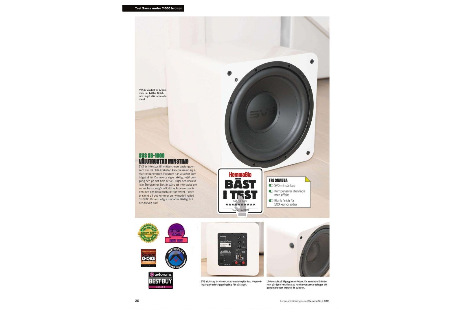 Subwoofers SVS SB-1000 Kampanjmodell