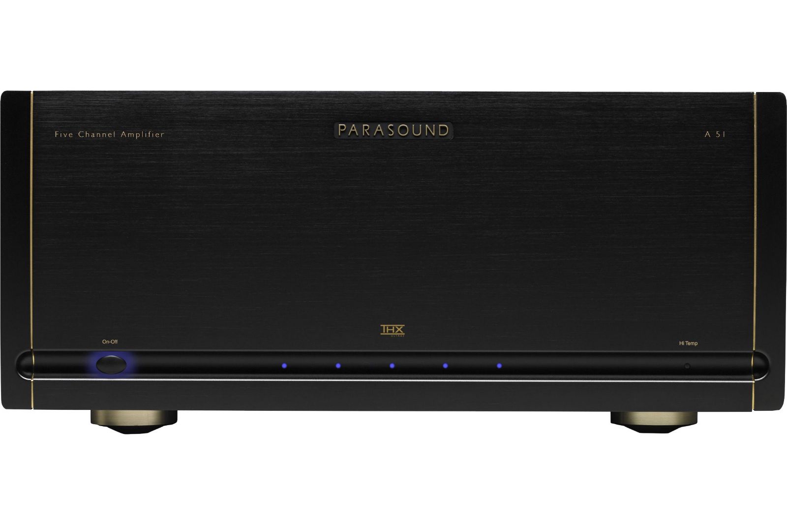 Förstärkare Parasound Halo A51, 5-kanals slutsteg Visning demo